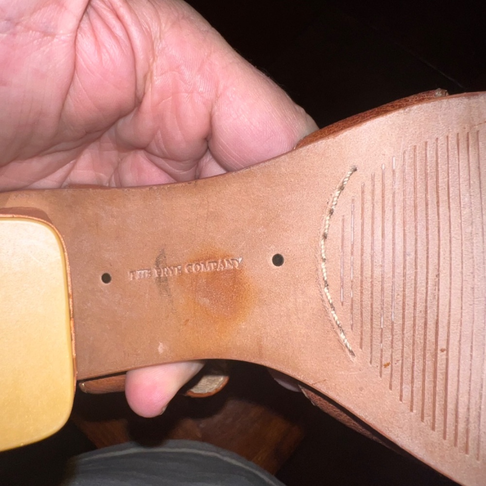 Frye Sofia Stitch Platform Slingback Leather 4 In… - image 7